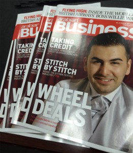 Arabian Business Cover - Saygin Yalcin