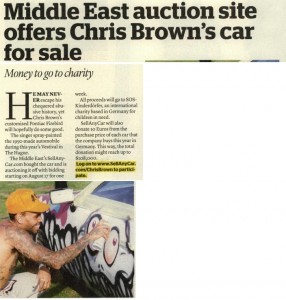 City Times Khaleej Times - SellAnyCar.com - Chris Brown